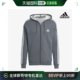 冬季 绒布 外套 帽子拉链夹克 IJ6480 Adidas 起绒 韩国直邮