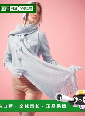 韩国直邮MARDI MERCREDI 围巾RACCOON BLENDED MUFFLER FRINGE_SK