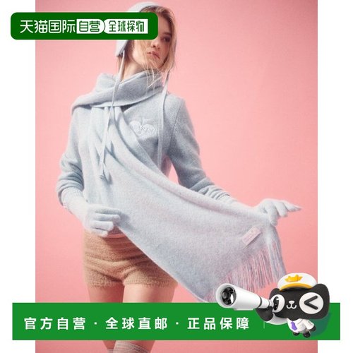 韩国直邮MARDI MERCREDI 围巾RACCOON BLENDED MUFFLER FRINGE_SK