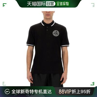 韩国直邮VERSACE24SSPOLOT恤男76GAGT03 CJ01T899 BLACK