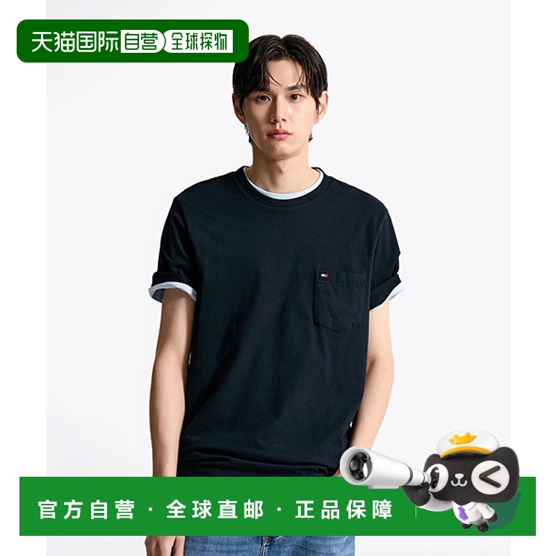 韩国直邮TOMMY HILFIGER 男士T恤T12F1TPO110MT1DW5