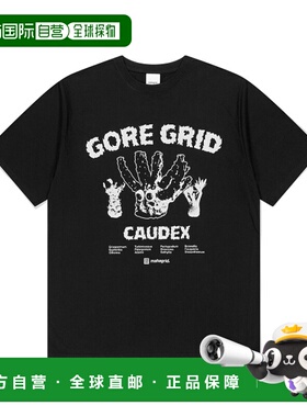 韩国直邮MAHAGRID街头潮牌24年新款美式复古校园休闲T恤MG2EMMT50