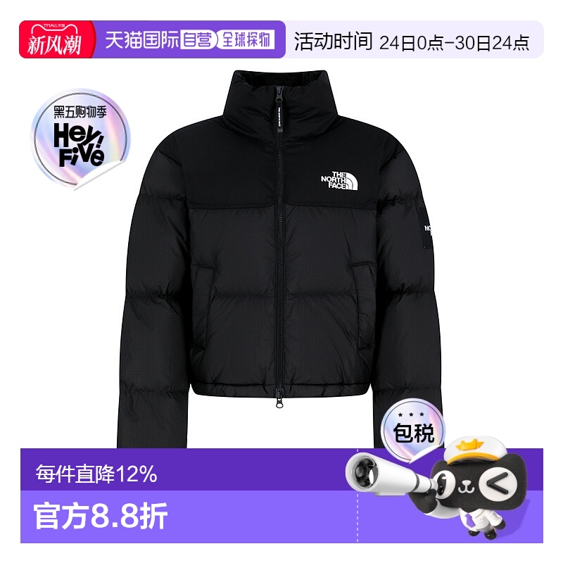 韩国直邮北面THE NORTH FACE 字母Logo拉链长袖羽绒服 女款/NJ1DR