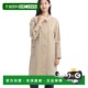8076368 韩国直邮BURBERRY 棉质华达呢大衣 外套博柏利