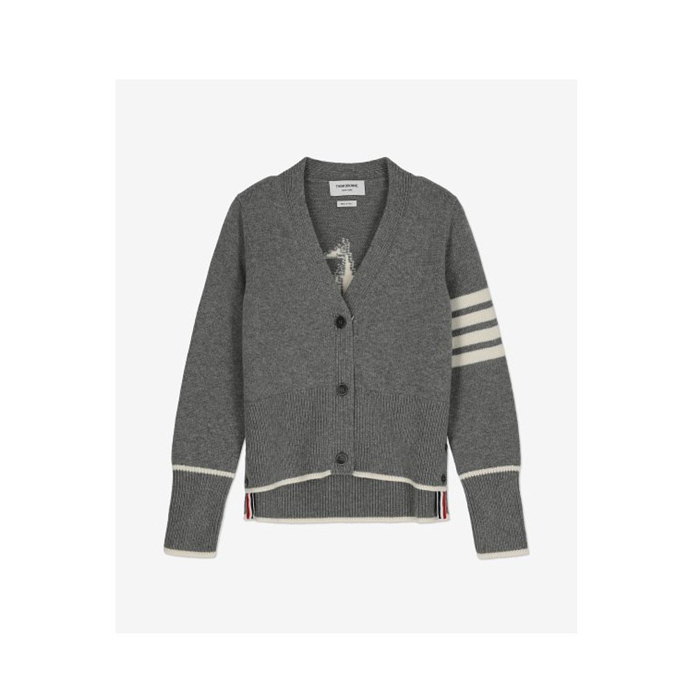 韩国直邮THOM BROWNE 毛针织衫女士FKC520AY1029055FW23 4 BAR SAI