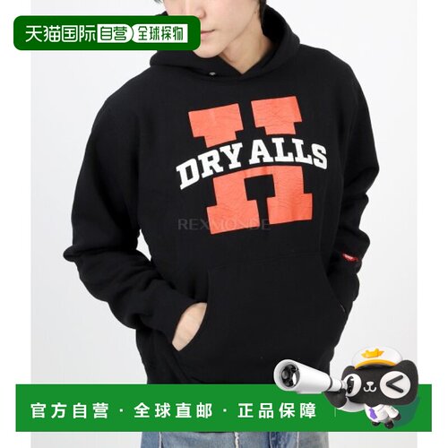 韩国直邮HUMAN MADE HM27CS031 黑色 拉链兜帽/卫衣帽衫连帽衫