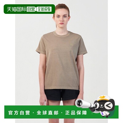 韩国直邮GOALSTUDIO [COEX Mall] 短袖T恤 图案染色女式T恤-浅米
