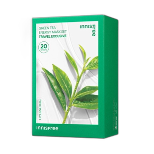 韩国直邮innisfree 悦诗风吟 鲜萃肌活面膜[綠茶] 20片装正品