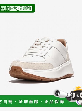 韩国直邮FITFLOP 女士休闲鞋F-MODE LEATHER/SUEDE FLATFORM SNEAK