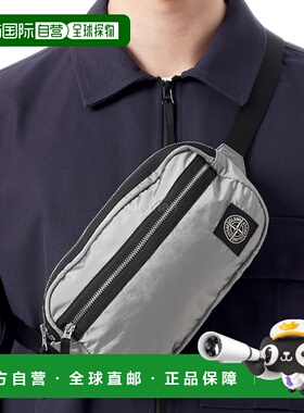 韩国直邮STONE ISLAND 9200016 涂层尼龙金属 Econyl 腰包 (K2S15
