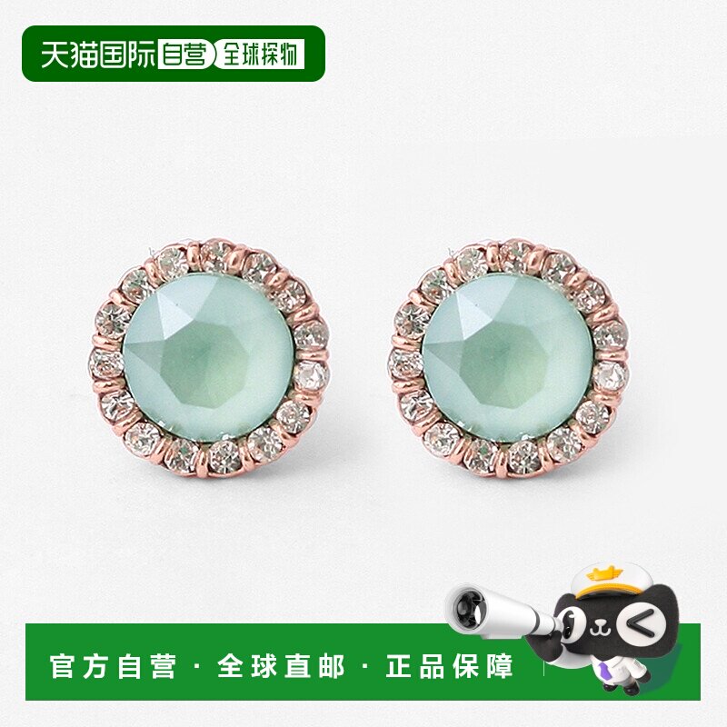 JUDY AND PAUL东大门水晶原石925耳钉礼物经典时尚气质配饰