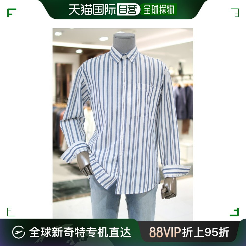 韩国直邮[BON][Bon] 21SS 1MBA930 Linen Stripe Artwork Southe