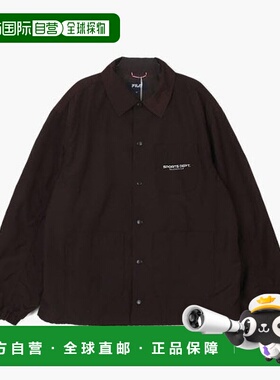 韩国直邮FILA M Wheeler 夹克衫 CQK FS2JKH1101X-BRN 梭织卡拉领
