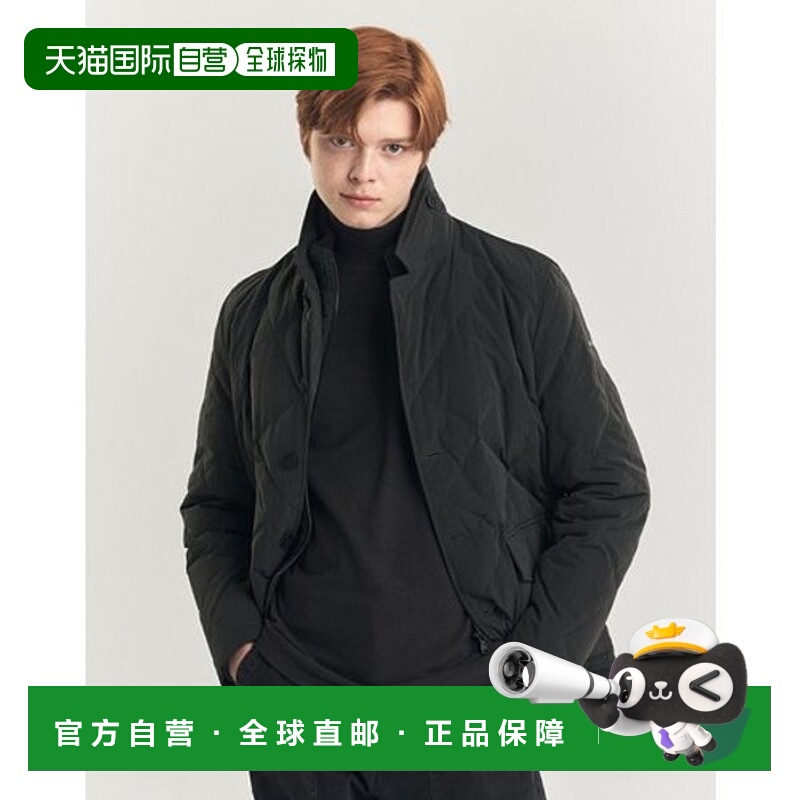 韩国直邮HAZZYS 赫奇斯 [TECH DOWN] 炭灰色绗缝化石夹克 (HZJA4D