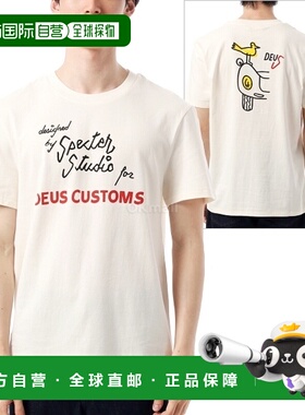 韩国直邮DEUS SPECTER 稀有鸟类 T 恤 (DMF241540A-PRW) 短袖/无