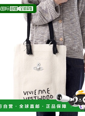 韩国直邮Vivienne Westwood MABEL 大号钩针手提包 (4D010005U K0