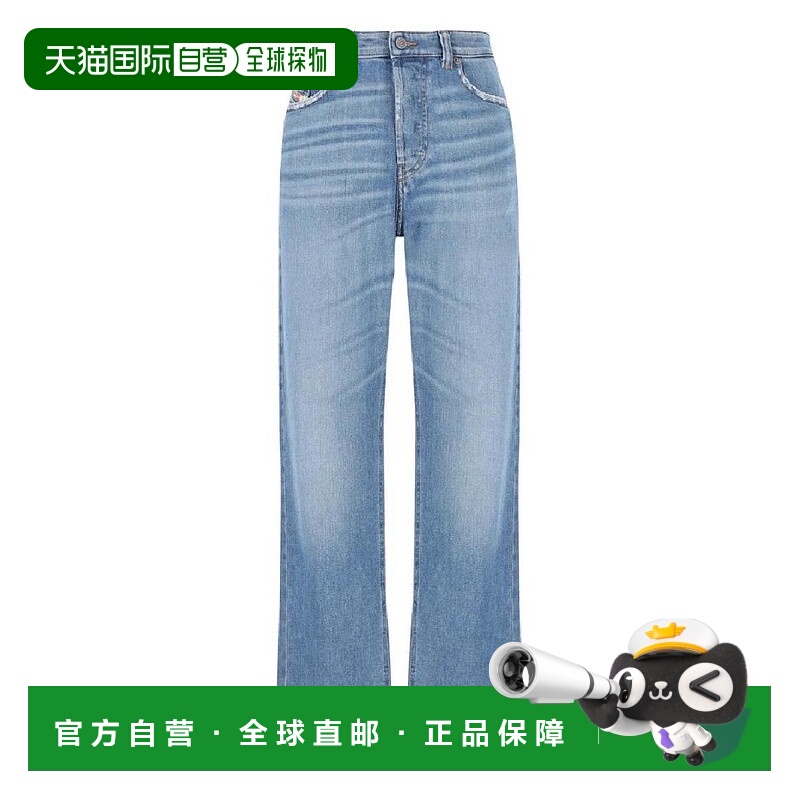 韩国直邮DIESEL 25 FW Diesel 水洗徽标贴布牛仔裤 A0701909M2201