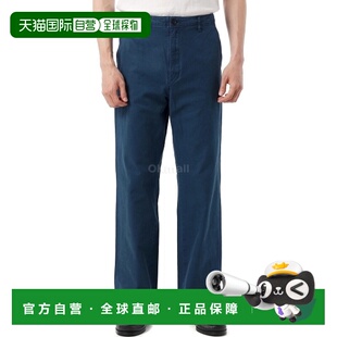 韩国直邮AURALEE PRODUCT DYED FINX 华达呢裤子 海军蓝 (A25SP04