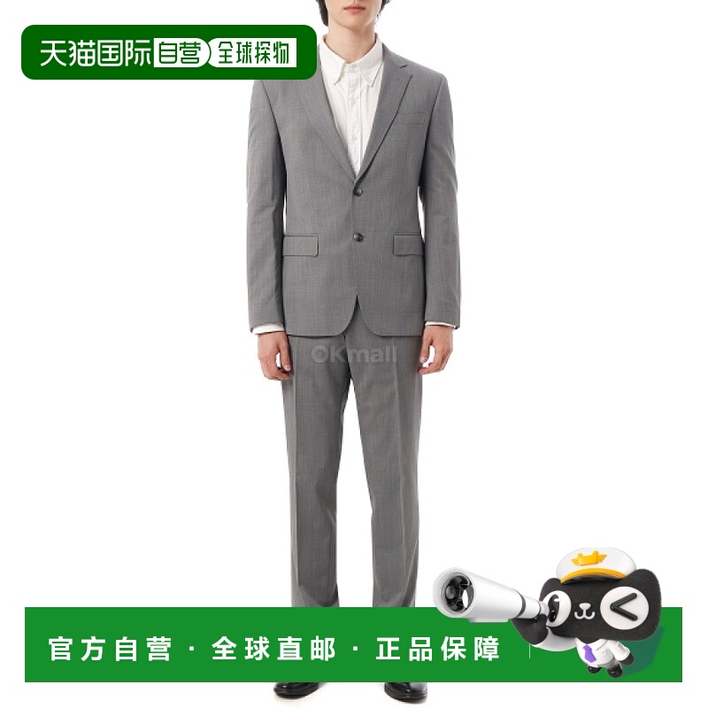 韩国直邮HUGO BOSS 微图案弹力面料修身西装 (50546087-070) 设置