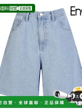 韩国直邮EnC [ENC] A 字牛仔短裤_ENTJ33804CLL