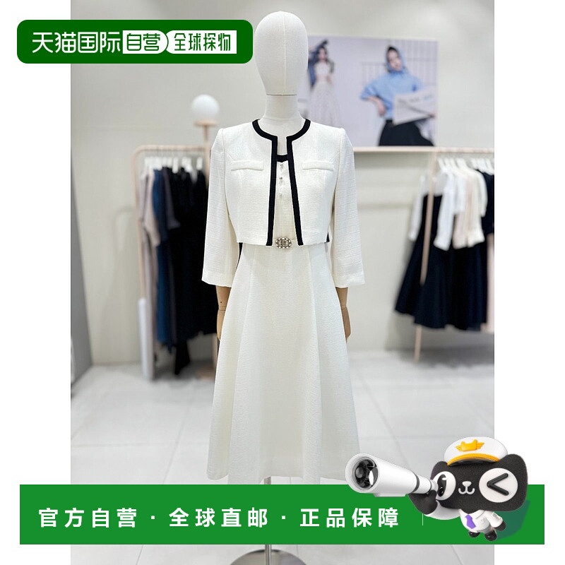 韩国直邮JJ JIGOTT [BUSAN] [JJGOTT] 心形领喇叭连衣裙+外套套装