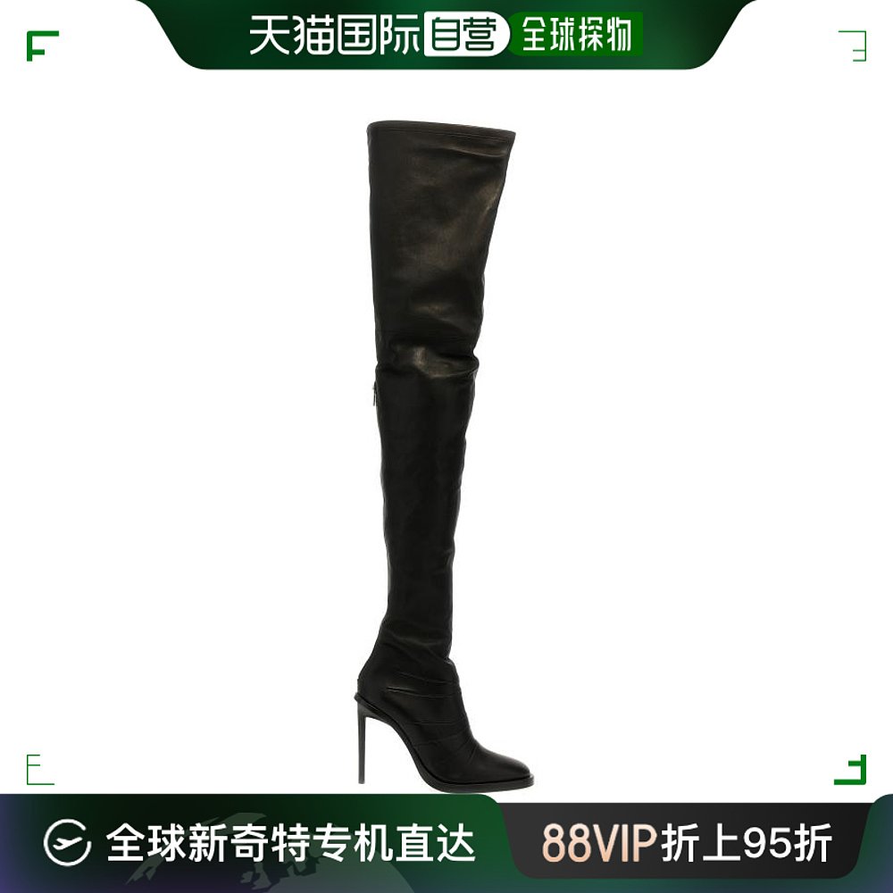 韩国直邮ANN DEMEULEMEESTER23FW靴子女2302WH01LT113099 Black