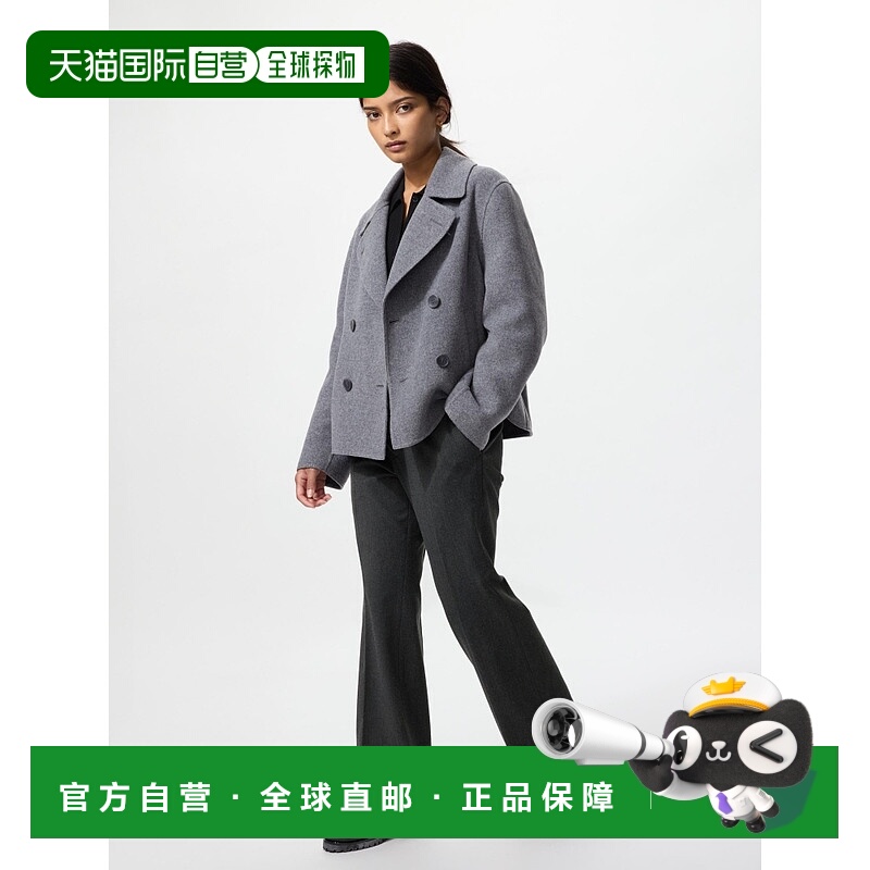 1h可退 韩国直邮uniqlo  休闲裤优衣库喇叭裤