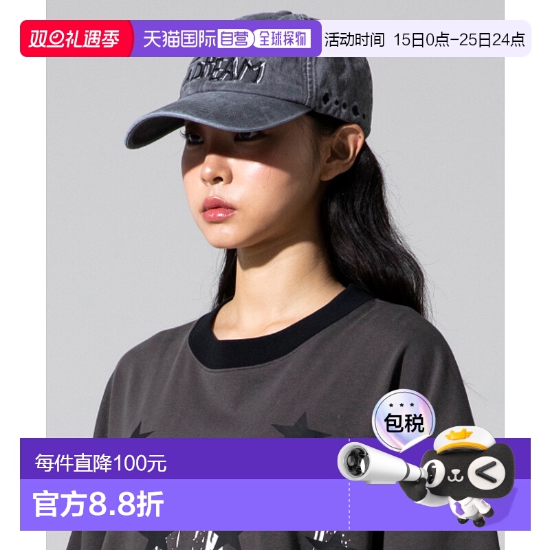 韩国直邮XTONZ 男士帽子XTA073GR新款鸭舌帽