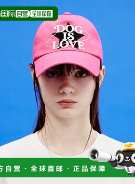 韩国直邮WAIKEI韩国小众设计师狗狗图案时尚日常棒球帽YK23HSAC01