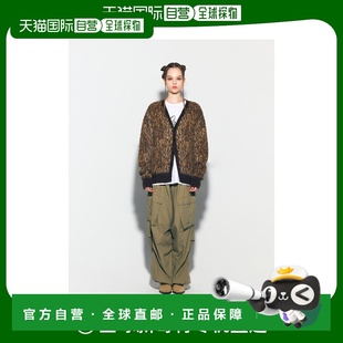 CALIE KNIT 女士毛针织衫 LEOPARD CARD CA23CCD006BR 韩国直邮ASIF