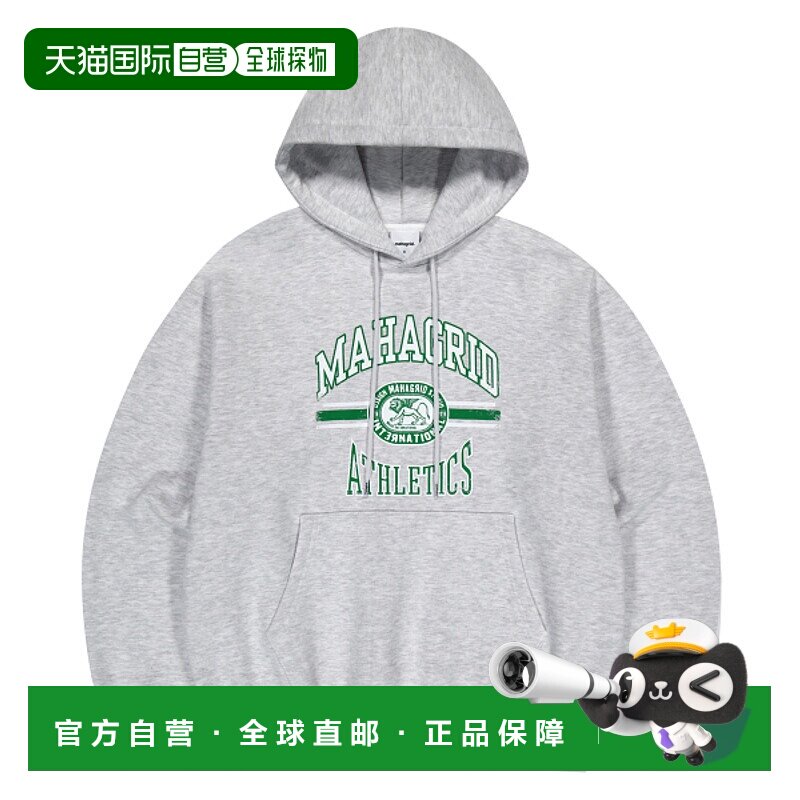 韩国直邮MAHAGRID 男士连帽衫MG2EFMM417ALG LION ATHLETICS HOOD
