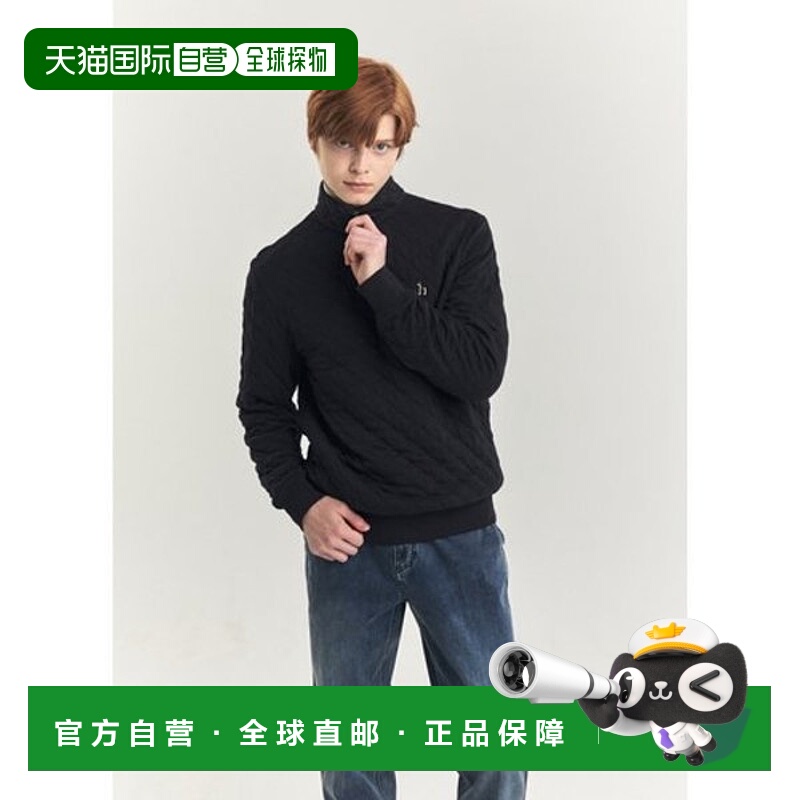 韩国直邮HAZZYS Hedges Men's [Steady Sellers] 海军蓝纯色棉混.