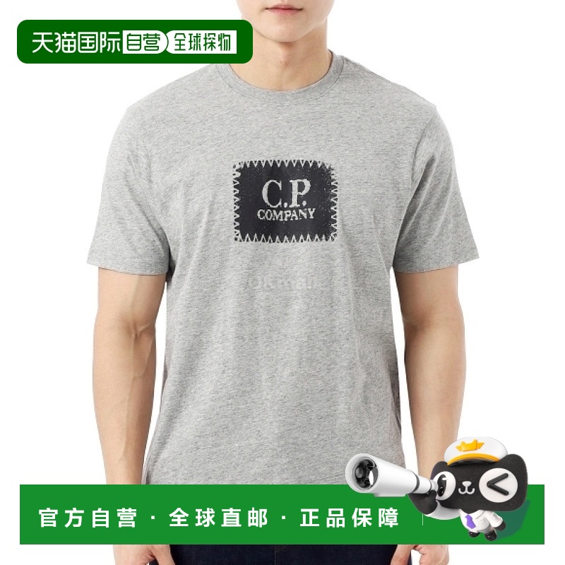 韩国直邮CP COMPANY 30/1 球衣徽标标签 T 恤 (18CMTS029A 005100
