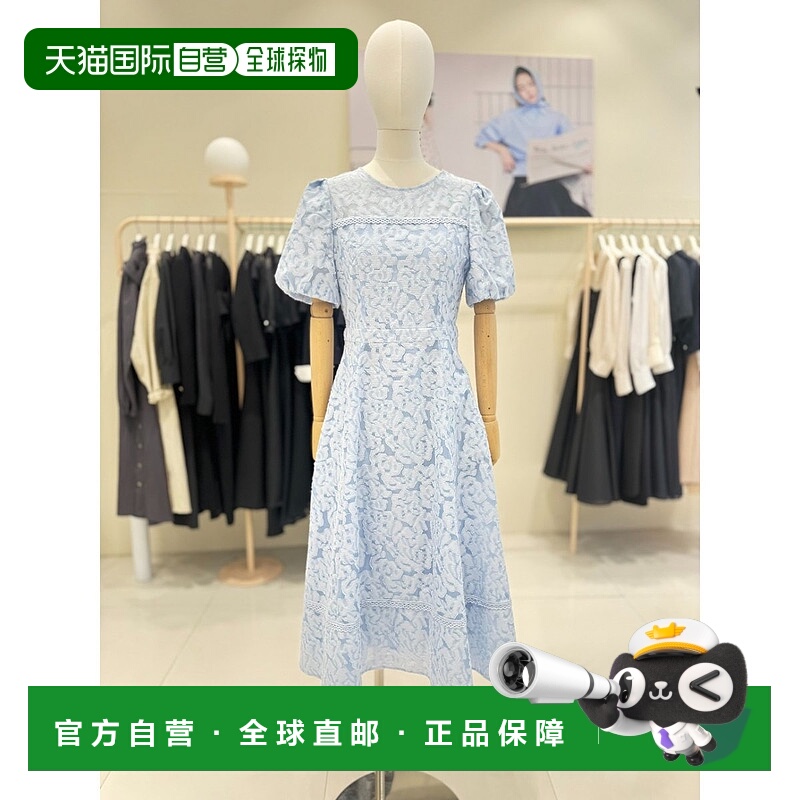 韩国直邮JJ JIGOTT [釜山店] [JJGOTT] 印花蓬松喇叭连衣裙 GR5A0