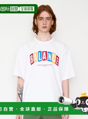 韩国直邮AECA 男士T恤AWCMSSBBTTSSO004A2WA BALANCED LIFE  TEE-