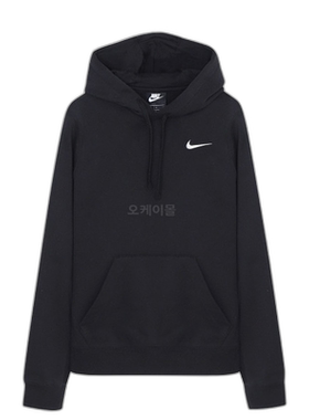 韩国直邮Nike耐克女款卫衣运动衫黑色连帽质感舒适百搭CJ1789-010