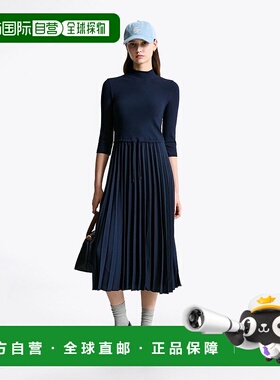 韩国直邮TOMMY HILFIGER 混色褶皱连衣裙 T22F7TDR060WT1C1G