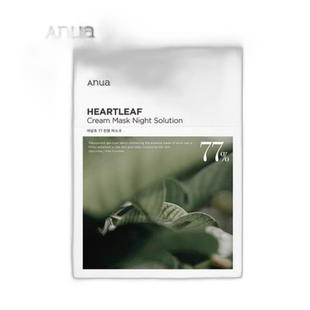 韩国直邮ANUA 鱼腥草77% 补水舒缓镇静面膜 25ml*10正品