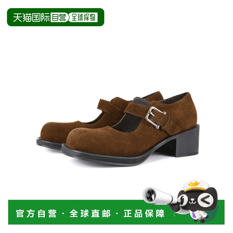 韩国直邮OSOI女士通用款女包BROCLE MARY JANE [SUEDE BROWN] 8809