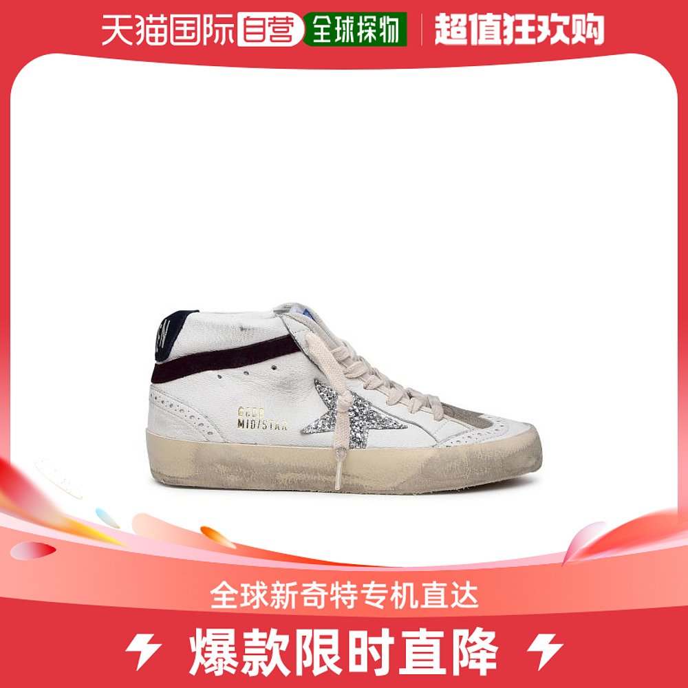 韩国直邮GOLDEN GOOSE23FW平板鞋女GWF00122 F00416011389White