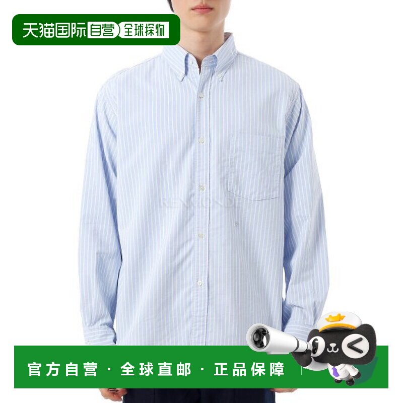 韩国直邮nanamica 纽扣式条纹风衬衫 (S25SG090 N) 长袖衬衫新款图片
