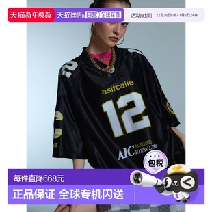 T恤CA23BST032BK正品 女士女装 高档舒适百搭 CALIE 韩国直邮ASIF