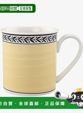 韩国直邮Villeroy & Boch唯宝杯子黄色花边时尚简约大容量400ml
