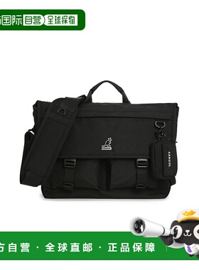 韩国直邮KANGOL Deuce Ⅴ 斜挎包 手提包单肩包 2092黑色