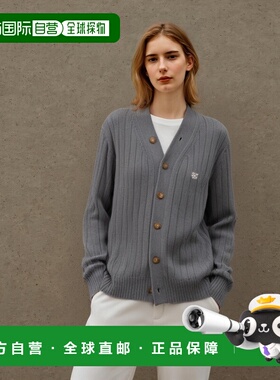 韩国直邮SATUR设计师款大气简约日常休闲个性针织衫SA23FWMK03GR