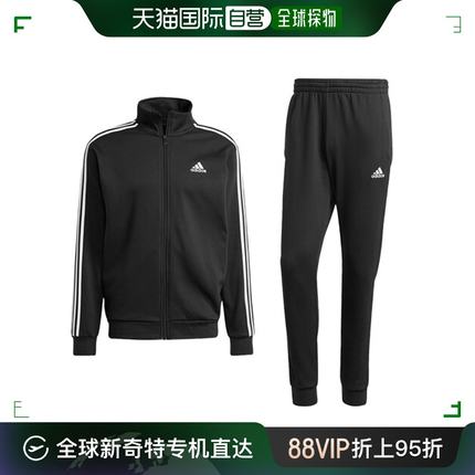 韩国直邮[Adidas] 3线 宽松套装 IJ6067 男士 起绒 运动服套装 运