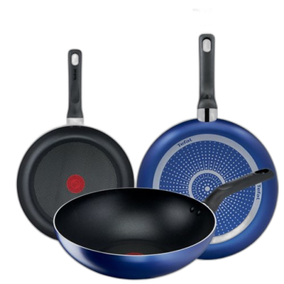 韩国直邮TEFAL锅组套装PTFE 3p set (Frying pan 24cm + 28cm + 2