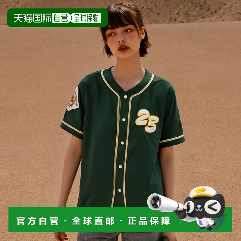 韩国直邮THISISNEVERTHAT T恤Script Baseball Jersey GreenTN231