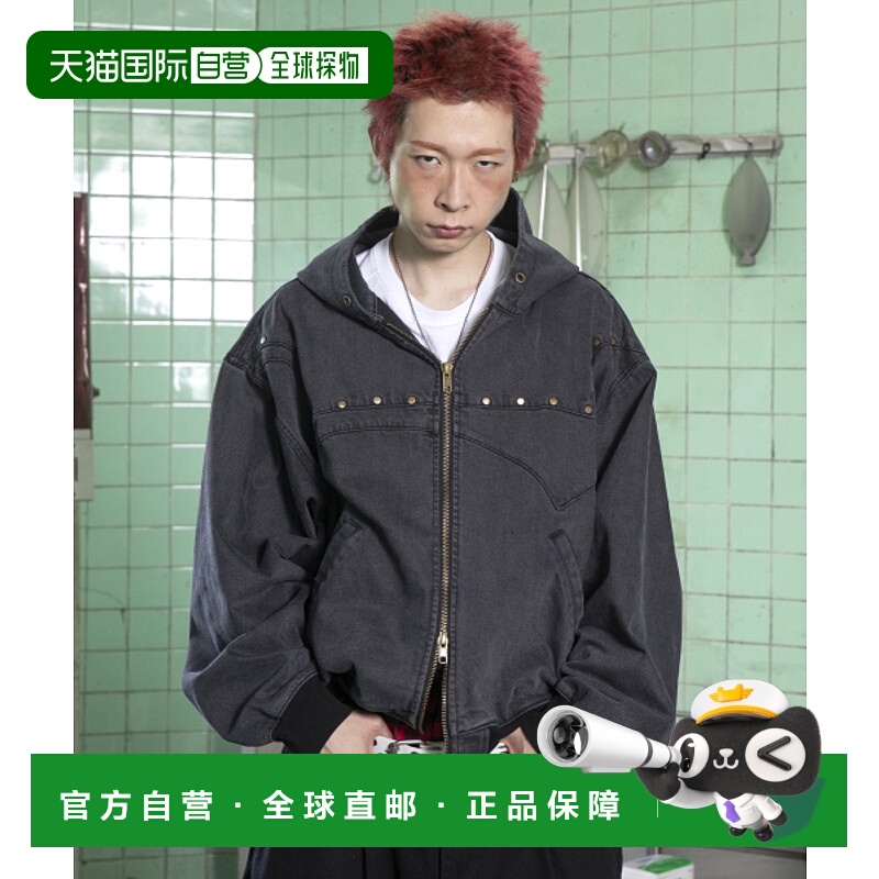 韩国直邮GLACK 男士运动茄克/外套GJ072BK舒适百搭 运动休闲正品