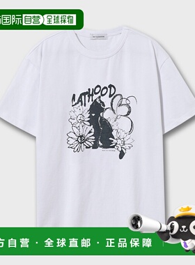韩国直邮MIMTHEWARDROBE男士T恤MW221RT2BK_1 CATHOOD UV FLOWER